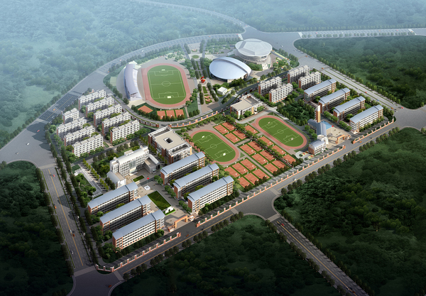 高新教育集團(tuán)大余衡水實(shí)驗(yàn)學(xué)?？傮w設(shè)計(jì)鳥(niǎo)瞰圖